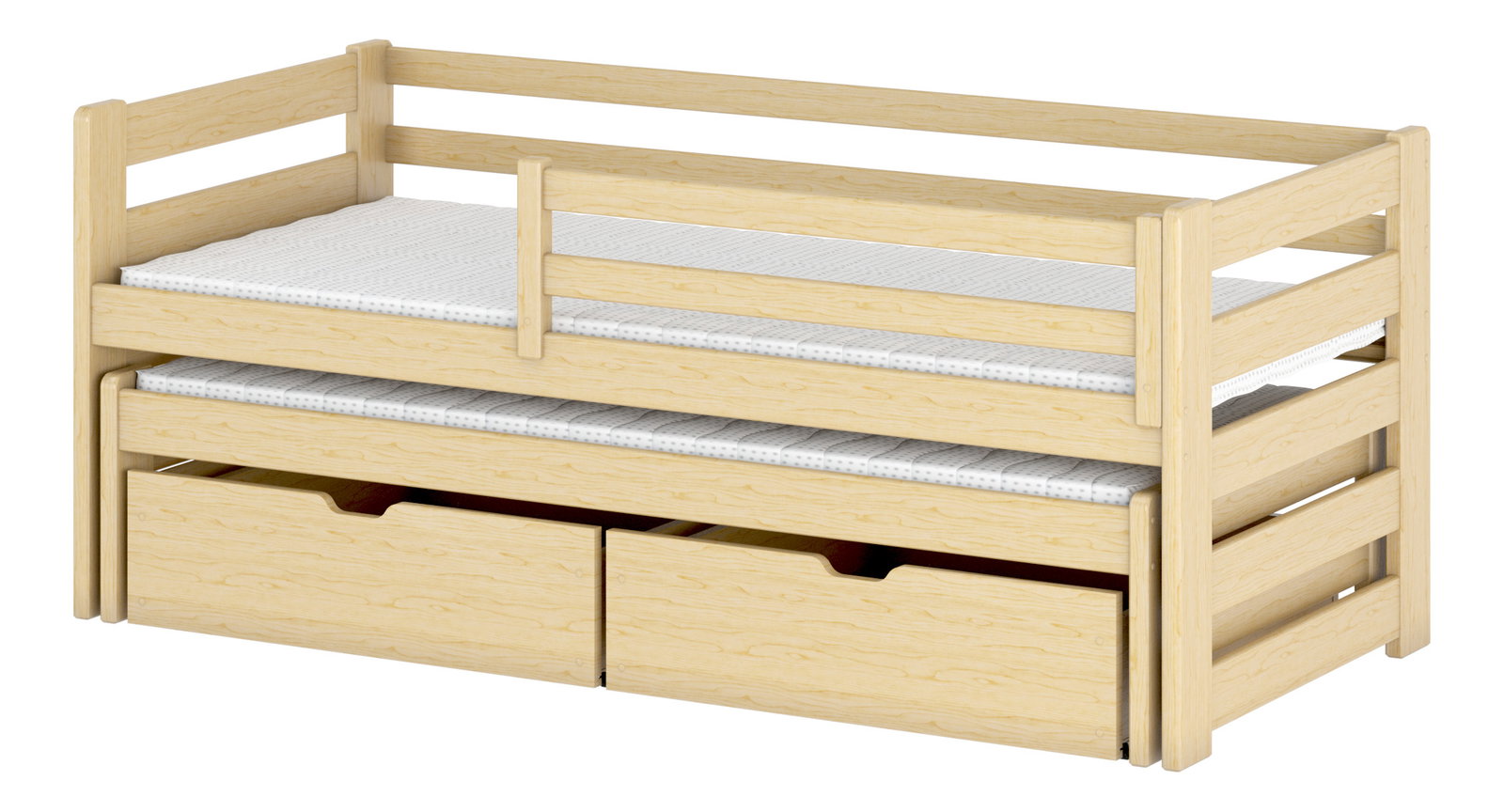 Dětská postel 90 cm – Simo (borovice) (s roštem)