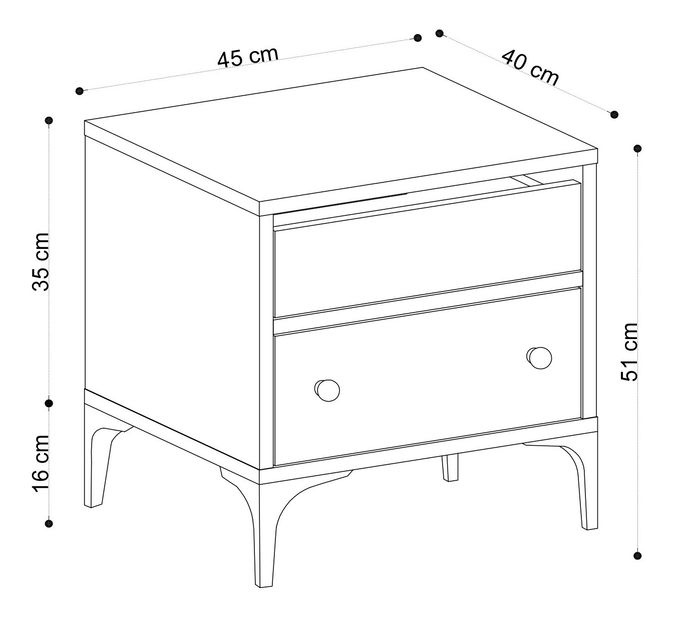 Noční stolek Aliex 2