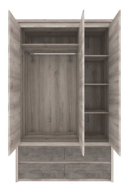 Skříň Jess new (kaštan nairobi + onyx)