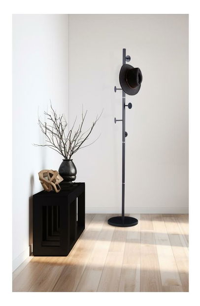 Věšák Traseros (černá + mramor)