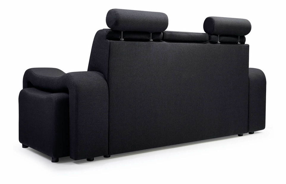 Pohovka Wendell (šedá) (s taburetkami)