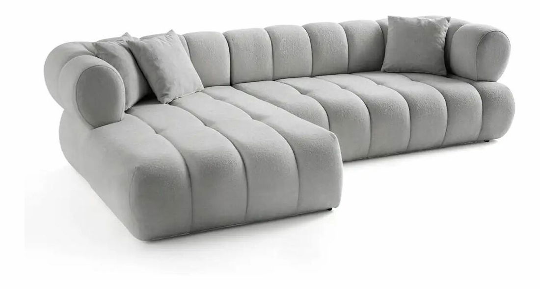 Rohová sedačka Petronel (bílá) (P)