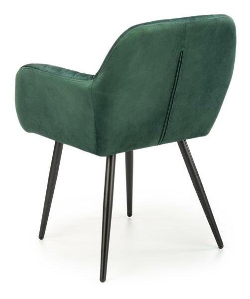 Jídelní židle Kiersten (tmavozelená)