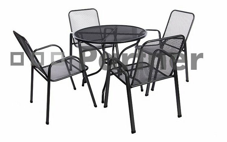 Zahradní nábytek Calmilla I. 105 cm 1+4 (Kov)