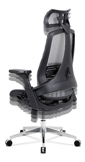 Kancelářská židle Aspira-A189-GREY (šedá)