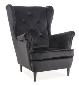 Relaxační křeslo Laure (černá)