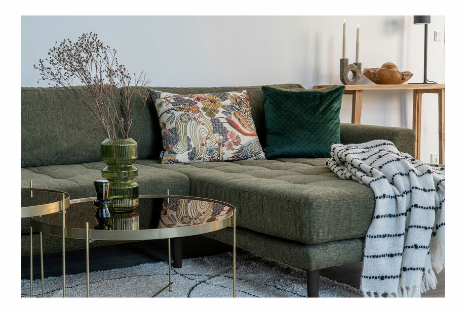 Rohová sedací souprava (P) Lvaveriaora (olivově zelená)