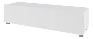 Tv stolek Calabria RTV 150 (bílá matná + lesk bílý)