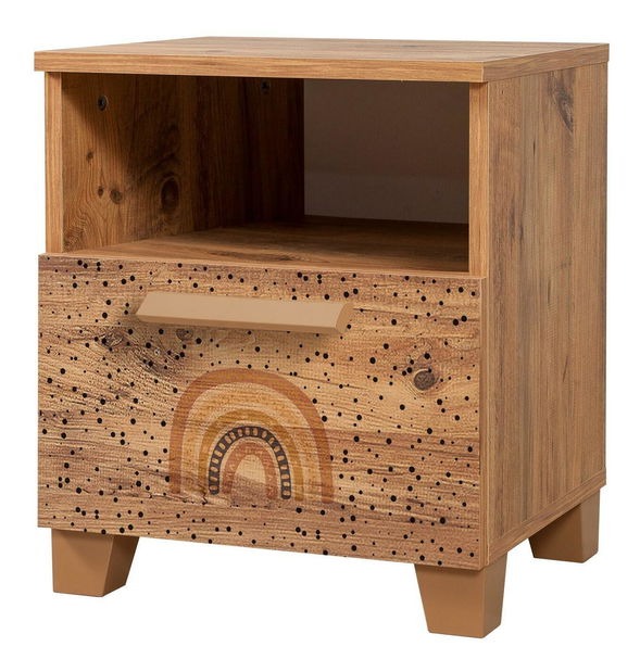 Noční stolek Nudava 8 (borovice atlantická)