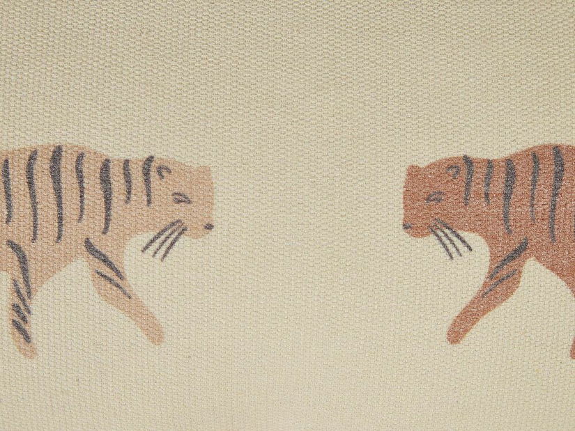 Sada 2 ozdobných polštářů 30 x 50 cm Niere (béžová)