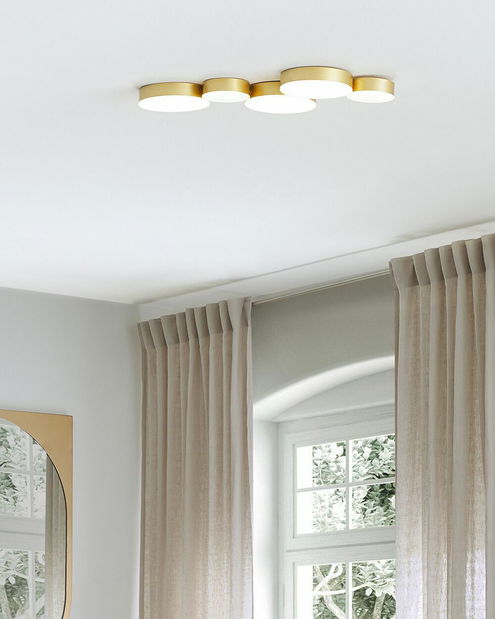 Stropní svítidlo Luga (zlatá)