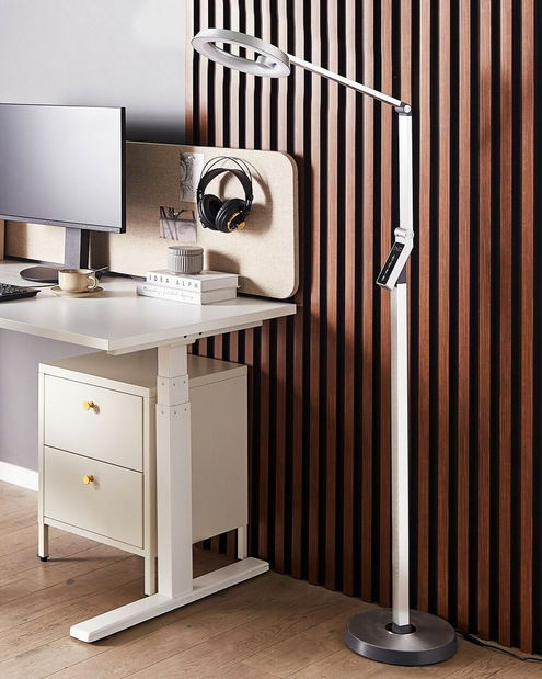 Stojanová lampa Capri (stříbrná)