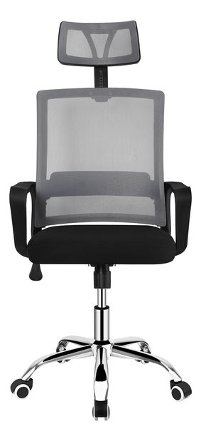 Kancelářská židle Dekan (světle šedá + černá)