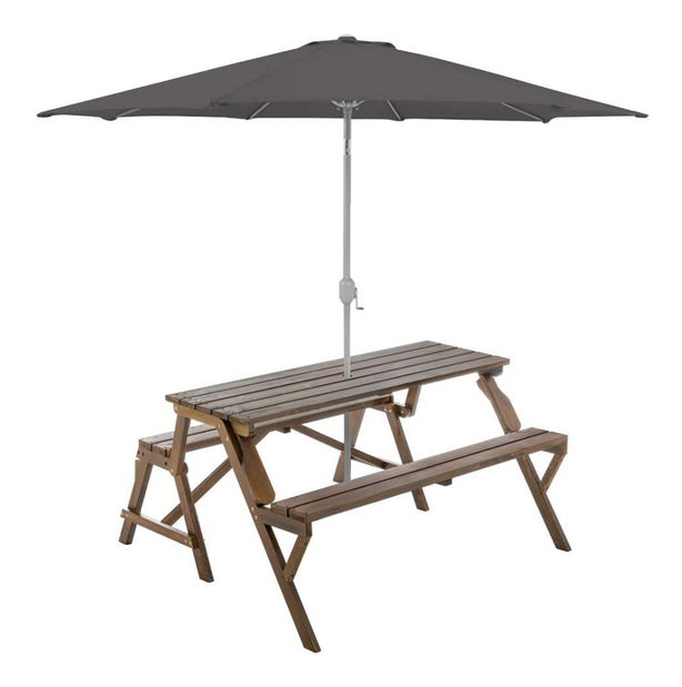 Zahradní stůl Zadar (hnědá)