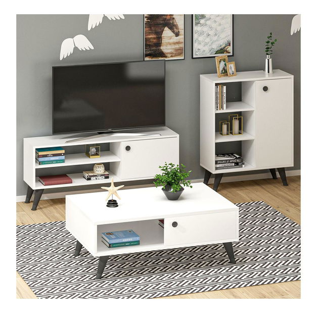 Konzolový stolek Nevipe 1 (bílá)