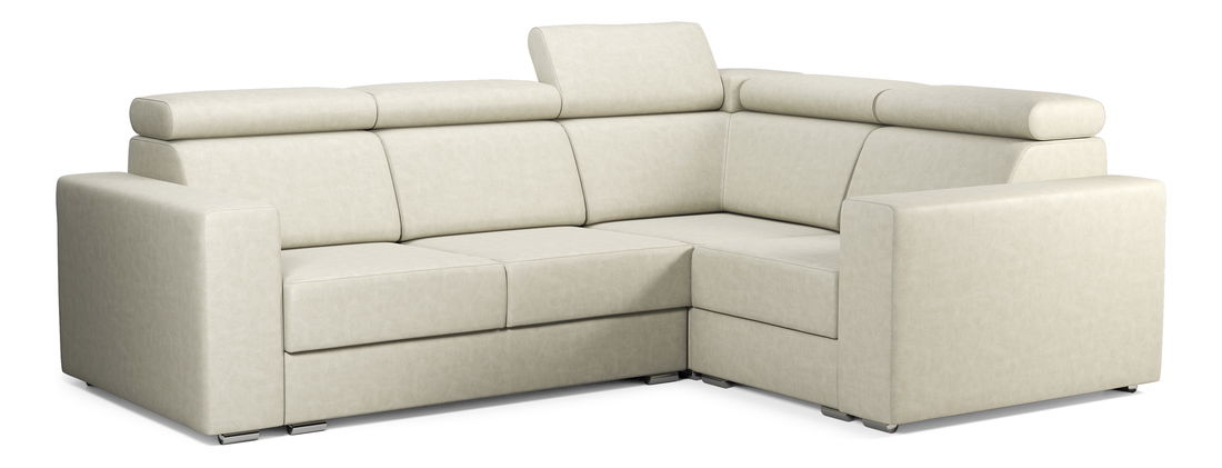 Rohová sedací souprava Viktoria 2R1 (P) (krémová Country 02)