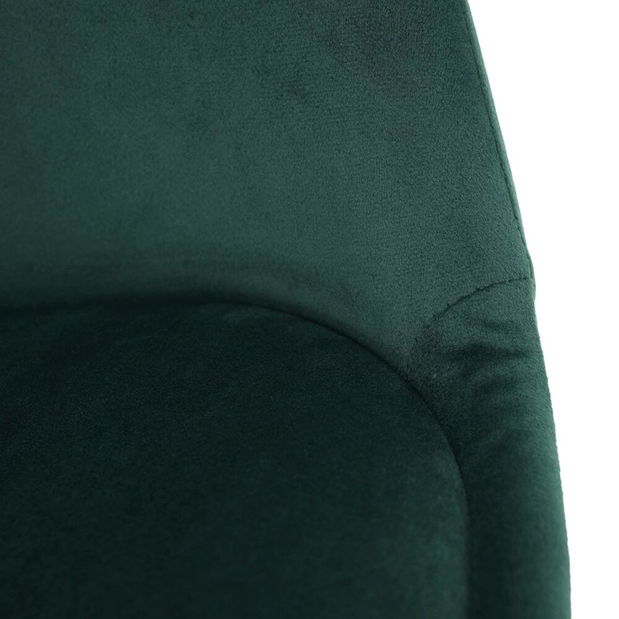 Set 2 ks. jídelních židlí Blanche (emerald + černá) *výprodej