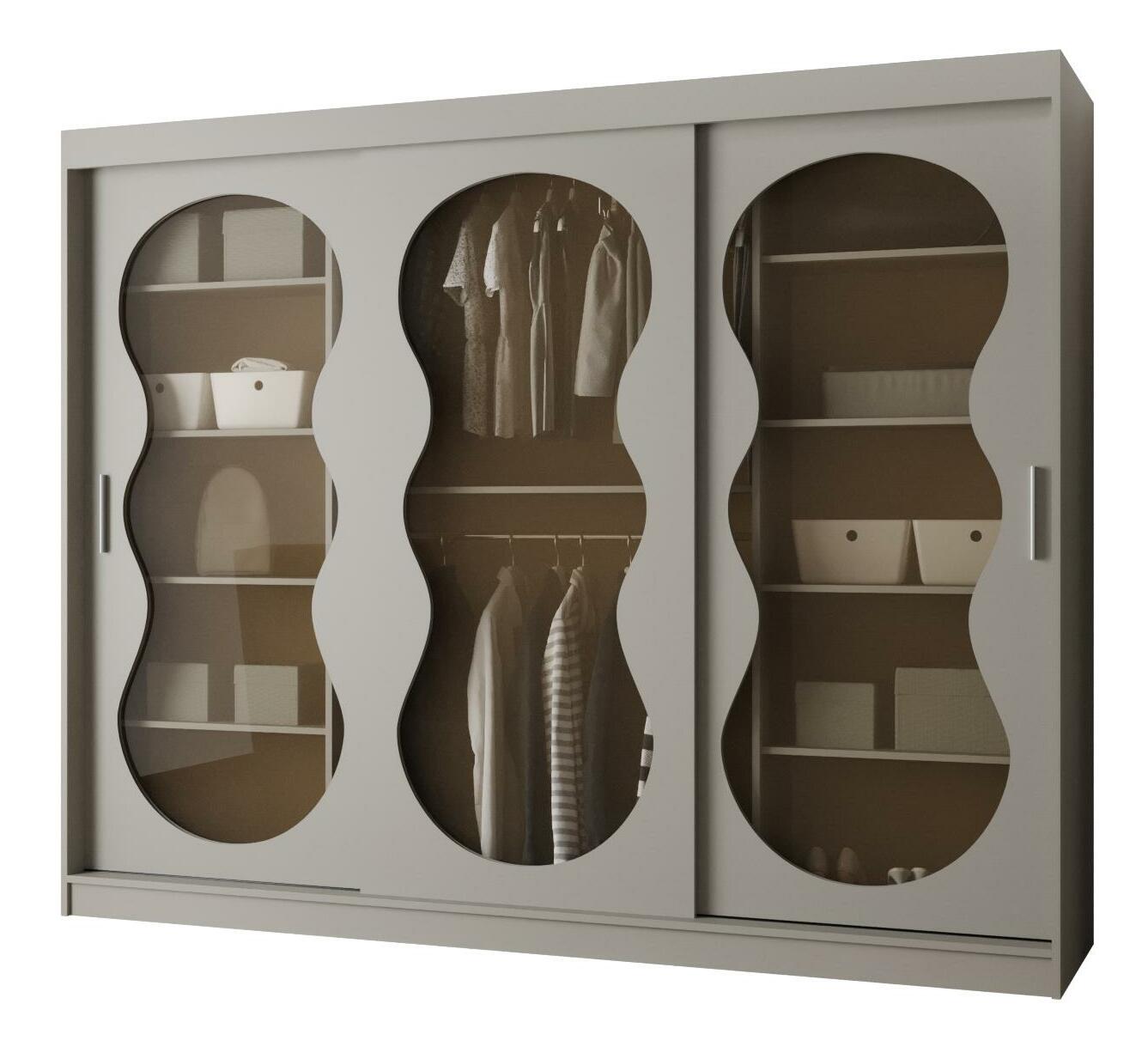 Šatní skříň 250 cm Boomer 3 (kašmír)