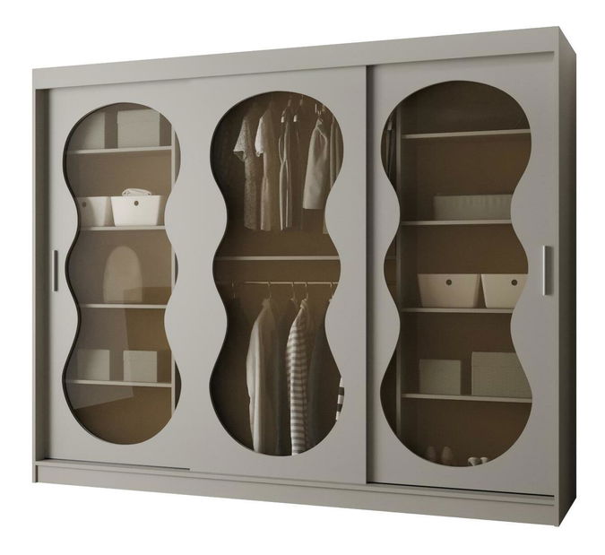 Šatní skříň 250 cm Boomer 3 (kašmír)