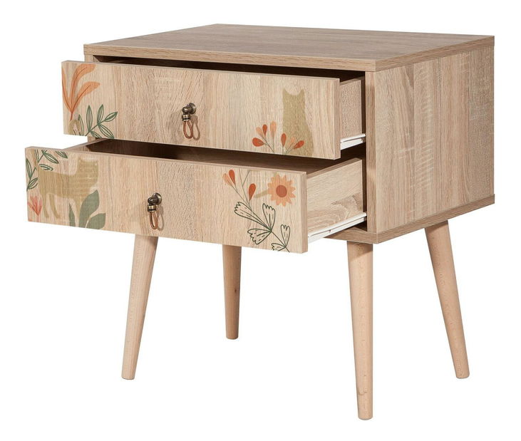 Noční stolek Sopatu 7 (vícebarevné)