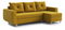  Rohová sedací souprava Eugenie (P) (hořčicová)