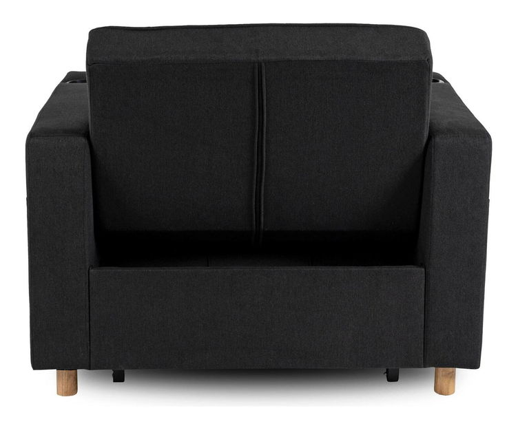 Rozkládací křeslo Suspendida (černá)