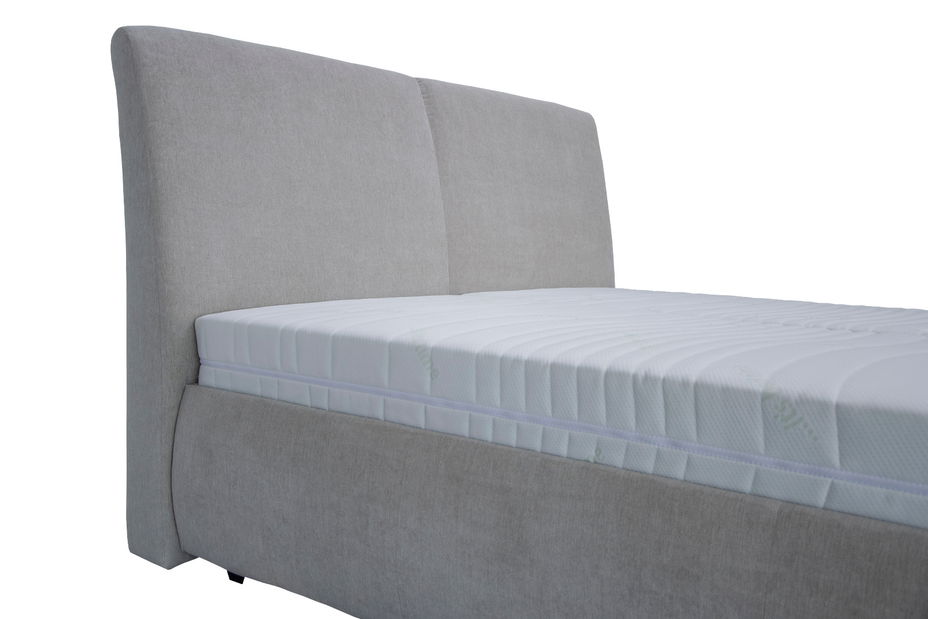 Manželská postel 180 cm Blanár Valeria (matná šedá) (s roštem)