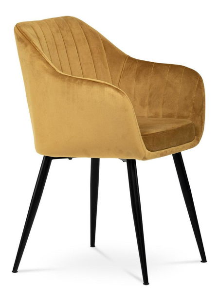 Jídelní židle Prevalecio (žlutá)