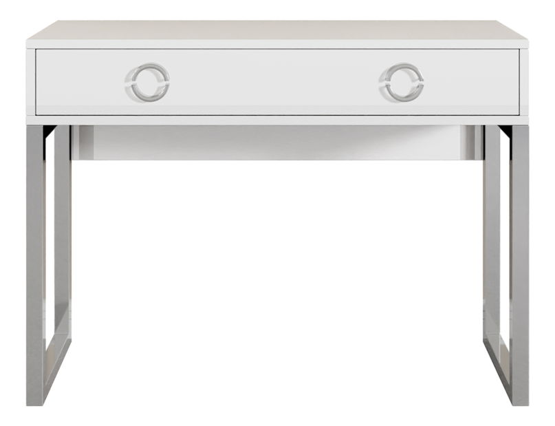 Toaletní stolek Loret (bílý lesk)