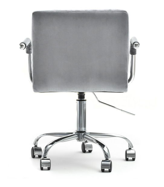 Židle Elita (šedá + chromová)