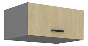 Horní kuchyňská skříňka Scarmi 80 NAGU 36 1F (Antracit + Herringbone scandi)