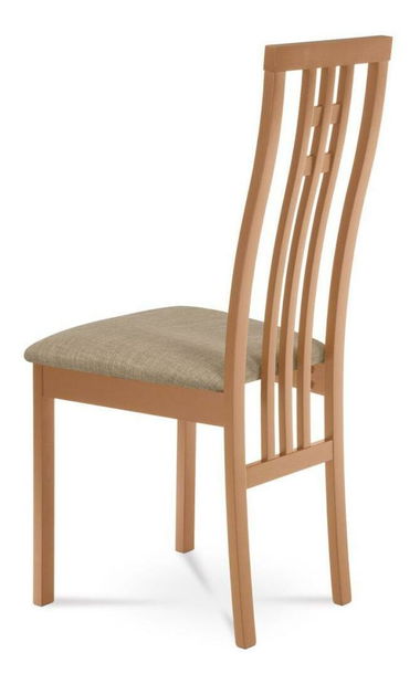 Jídelní židle Banwell-2482 BUK3 (buk + béžová)