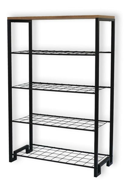 Botník (skříňka na boty) Tosono 2 (borovice atlantická + černá)