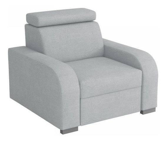 Křeslo Lyseri 1 (šedobílá)