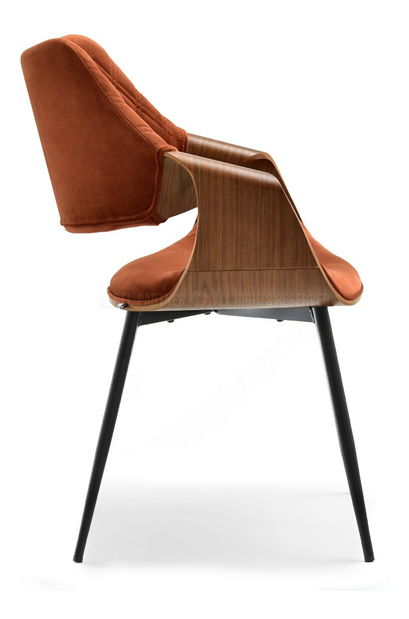 Židle Rolf K (měděná + černá)