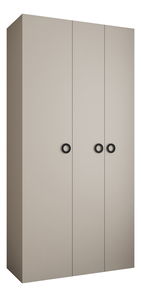 Šatní skříň 120 cm Carmela 40-1 (kašmír + černá)