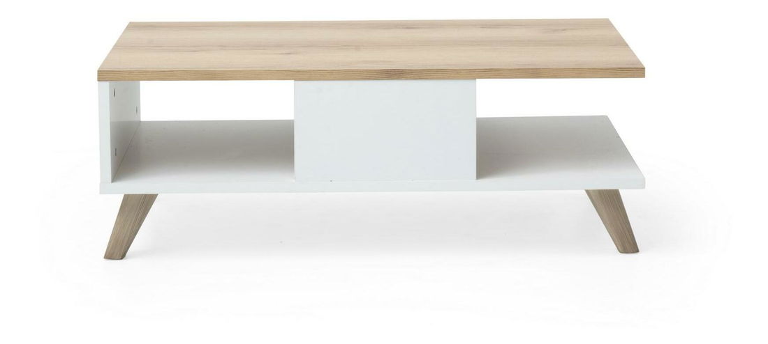 Konferenční stolek Summer (dub + bílá)