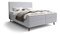 Jednolůžková postel 120 cm Napoli Comfort (šedá) (s roštem, s úl. prostorem)