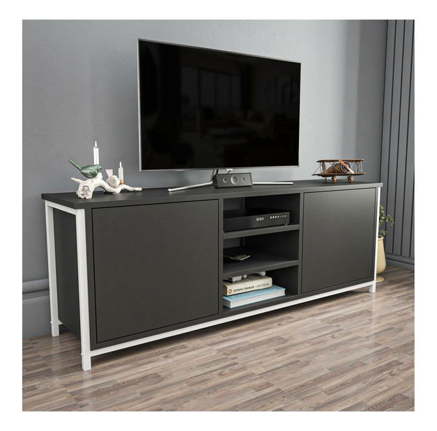 TV stolek Otosello (bílá + antracit)