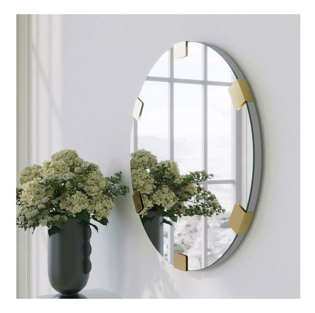 Koupelnová skříňka Talabe 3 (zlatá)