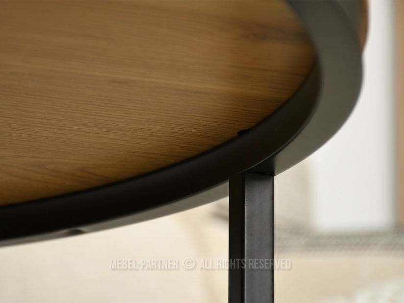 Konferenční stolek Klara (dub + černá)