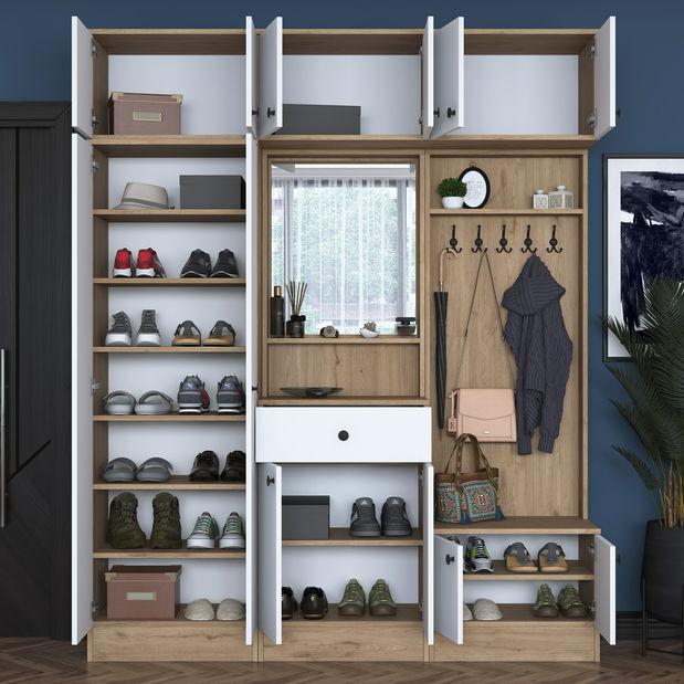 Předsíň Emily 1 (Ořech + Bílá)