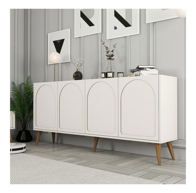 Skříňka Bipemu 2 (krémová + ořech)