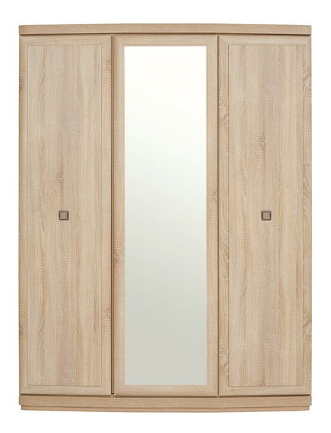 Šatní skříň BRW Oregon SZF3D (dub sonoma)