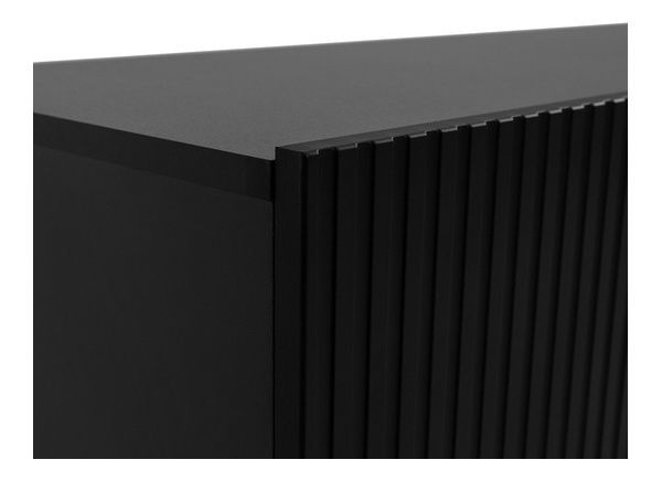 Komoda Saphina (černá + zlatá)