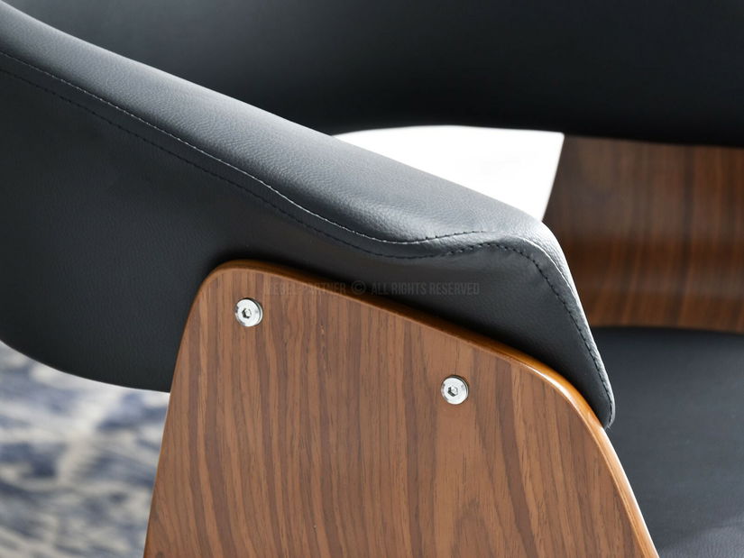 Židle Enzo K (ořech tmavý + ořech)