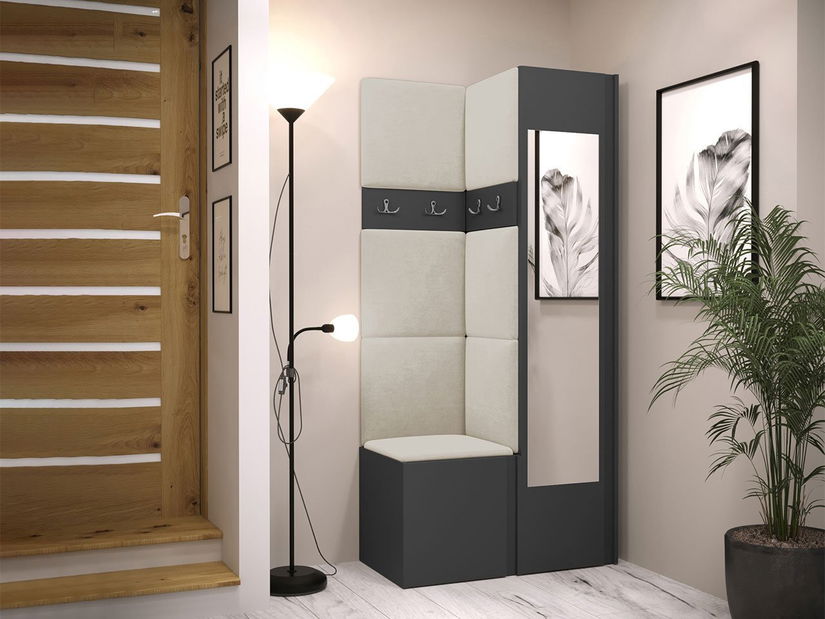 Předsíň Tovenaz XXV (grafit + béžová)