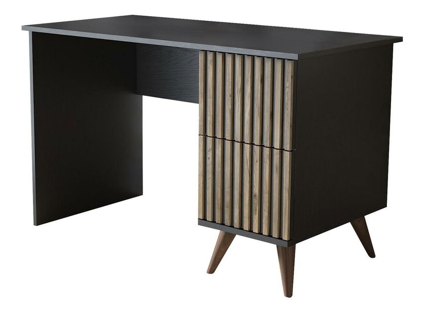 Psací stůl Franc 45 (černé dřevo + borovice atlantická)