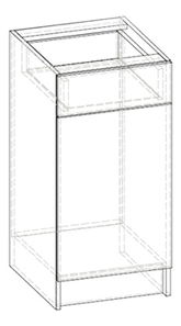 Dolní kuchyňská skříňka Lenna LV-10 (sonoma světlá)