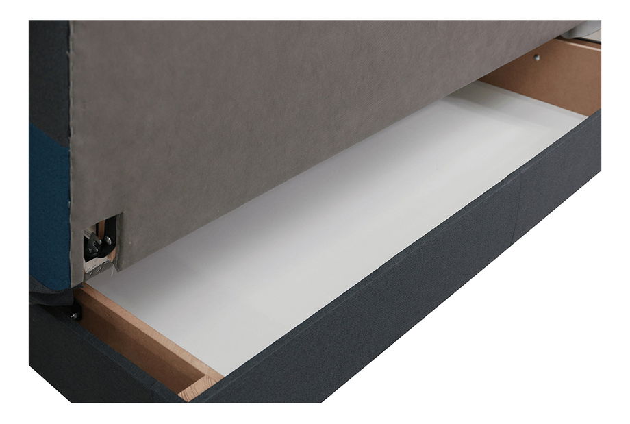 Pohovka Arabella (modrá + šedá)